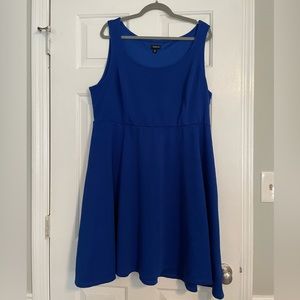 Royal Blue Skater Dress - Torrid - Size 2